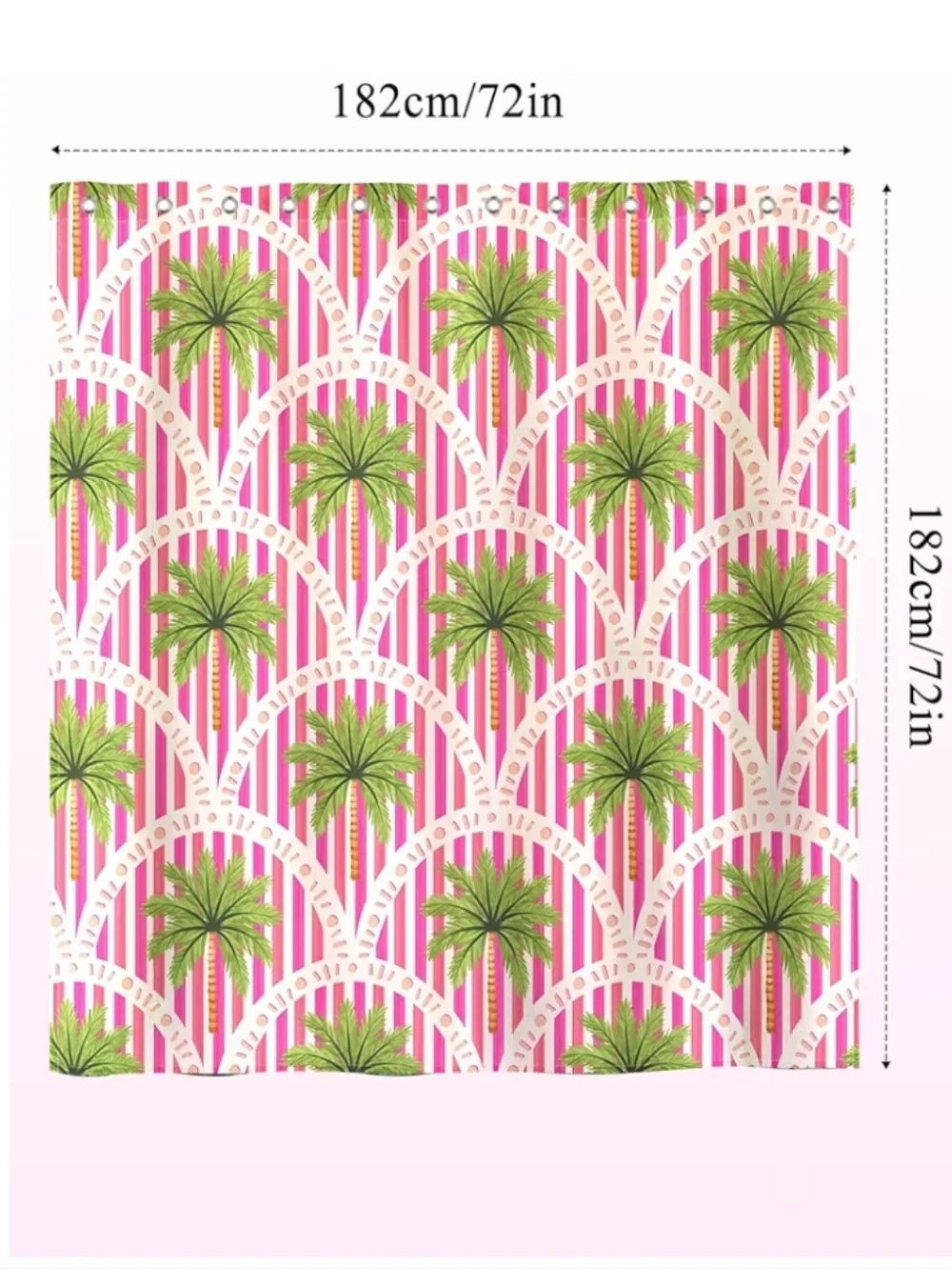 NEW! Tropical Palm Shower Curtain
